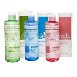 3W 내츄럴 타임슬립 토너 300ml 녹차 콜라겐 히알루 토너/스킨/히알루로닉/그린티/콜라겐 3W Natural Timeslip Toner 300ml Green Tea Collagen Hyaluronic Toner/Skin/Hyaluronic/Green Tea/Collagen