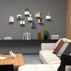 Sezanrpt 4 Inches White Small Wall Shelves Set of 2,