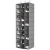 coastal rose Hanging Shoe Organizer for Closet, 30 Sections Hanging