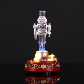 Nutcracker Christmas Decor Gift Festive Acrylic Collectible for Indoor Table Desktop Fireplace Decorations cozy christmas aesthetic Ornaments - styles: Musician Nutcracker
