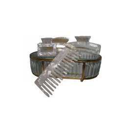 Jumbo Claw Clip Set 5.2 Inches with Carrying Case (Cream)