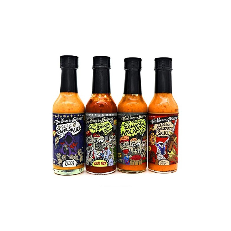 Torchbearer 4 pack- Garlic Reaper, Son Of Zombie, Zombie Apocalypse,