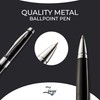 ZenZoi Black Ballpoint Pen Set. Elegant Executive Pen for Men