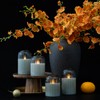 Lezonic Jar Flameless Candles Battery Operated with Remote, LED Candles