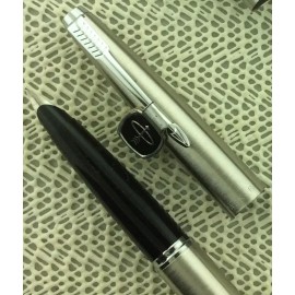 Parker 45 Flighter Fine Nib New Old Stock Complete w Converter Med Nib Available