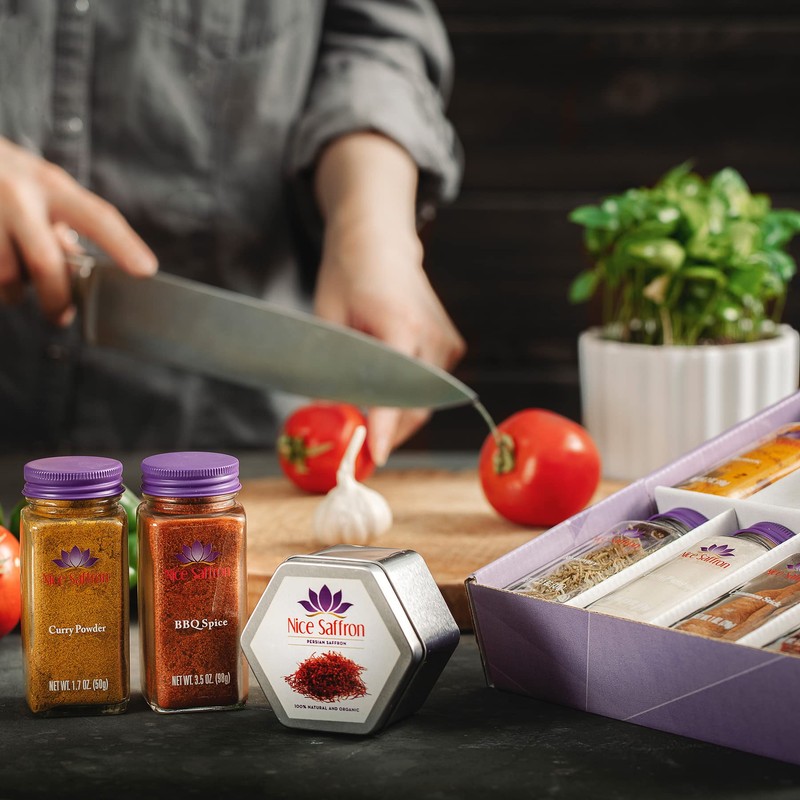 6 Pack Spices & Saffron Cooking Gift Set (Italian)