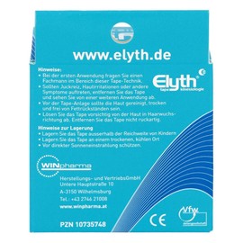 Kinesiology Tape Elyth 5 cm x 5 m Blue Pack of 1