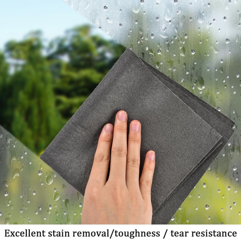 TIMESETL 7 PCS Thickened Magic Cleaning Cloth, Microfiber Glass Cleaning