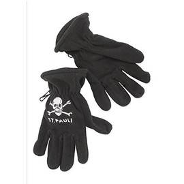 FC St. Pauli Fleece Gloves (Black, L-XL), black