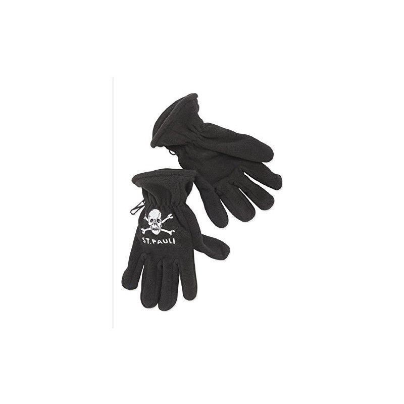 FC St. Pauli Fleece Gloves (Black, L-XL), black