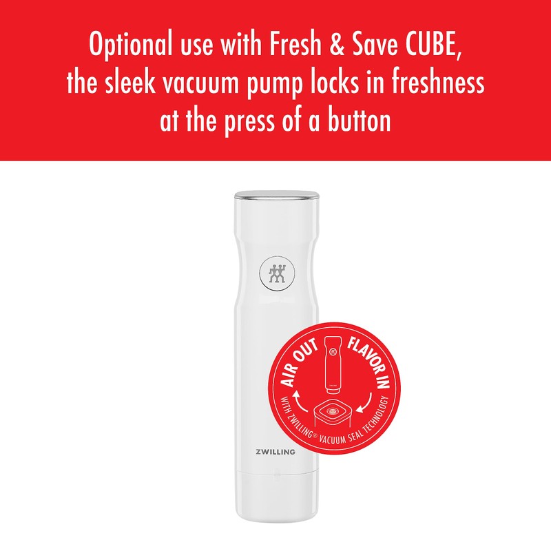 ZWILLING Fresh & Save CUBE Storage Organizer, 2S, 0.875-qt, Pantry