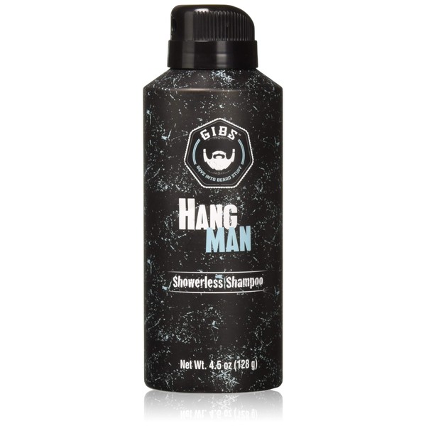GIBS Grooming for Men Hang Man Showerless Shampoo, 4.5 Ounce