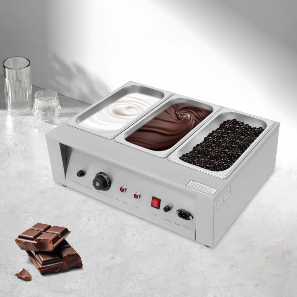 OCASAMI 300W Electric Commercial Chocolate Tempering Machine Melter Maker Melting