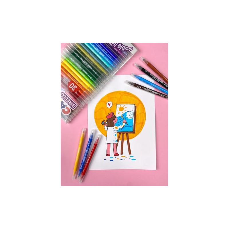 Carioca Cardboard Pack of 24 Pens (A53512024)