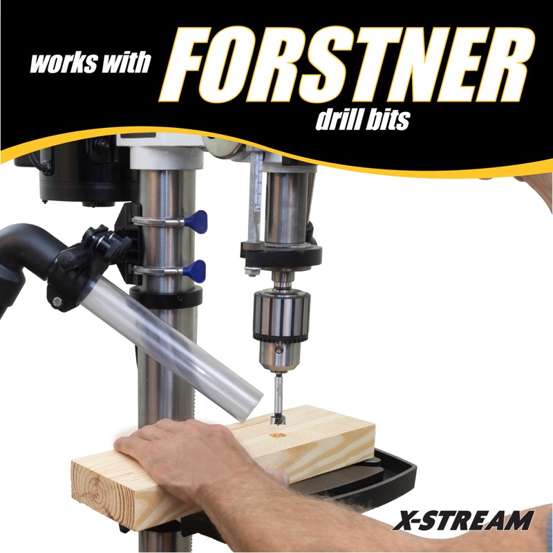 Fulton Woodworking Tools X-Stream Drill Press Dust Collector with Multi-Axis