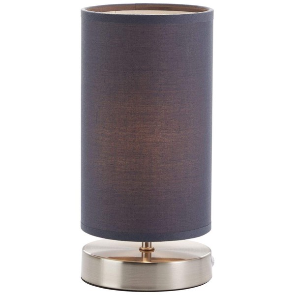 Brilliant AG 13247/22 Metal/Textile Floor Lamp, Grey (40 W E14)