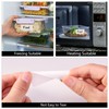 2000 Pcs Removable Freezer Labels, 1" x 2" Blank Label