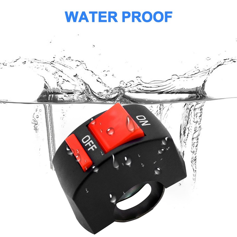 HISports Motorcycle Handlebar Switch 7/8 Inch Motorcycle Handlebar Toggle Switch