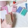 Operitacx 6pcs Maze Pocket Calculator for Students Cartoon Design Portable