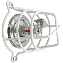 Happy Tree (4 Pack) White Fire Sprinkler Head Guard for Both 1/2" & 3/4" Fire Head for Protecting Flush Mount & Side Wall & Pendent Head Semi - Recessed Sprinkler Head Cage