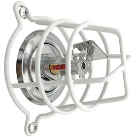 Happy Tree (4 Pack) White Fire Sprinkler Head Guard for Both 1/2" & 3/4" Fire Head for Protecting Flush Mount & Side Wall & Pendent Head Semi - Recessed Sprinkler Head Cage