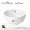 BTaT- White Bowls Set of 6, 16 oz, White Cereal