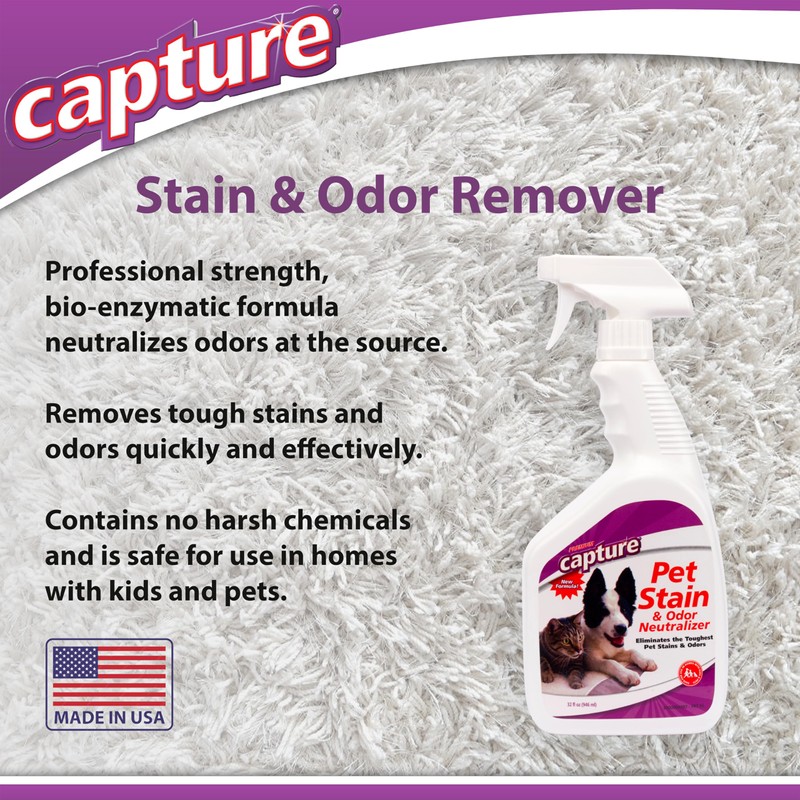 Capture Pet Stain & Odor Remover - Enzyme Pet Odor