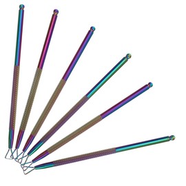 TOVINANNA 6pcs Professional Stainless Steel Nail Scraper Set Cuticle Pusher Bulk Nail Art Tools for Home Salon Use Precision Engineered