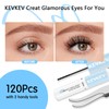 KevKev Lash Extension Kit 120Pcs DIY Lash Extension Kit Lash