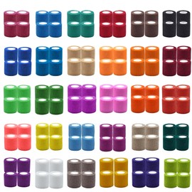 TGANNYOCR 120 Rolls Self Adhesive Bandage Wrap Bulk Breathable Athletic Tape Adhesive Wrap Roll for Sports Wrist Ankle, 2 Inch x 5 Yard (Multi Colors)