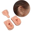 Silicone Piercing Practice Model Simulation Soft Flexible Nose Ears Model