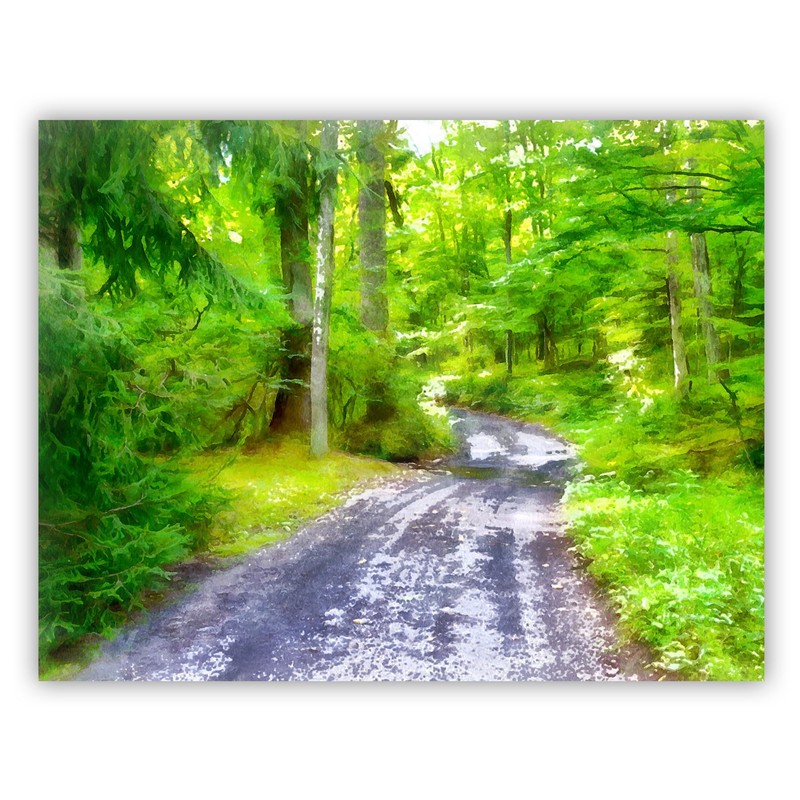 The Road Ahead Greeting Card (Upward Bound Motivational Greeting Card