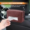 BDZMC Car Tissue Holder, Rectangular Tissues Box Cover, Back Seat