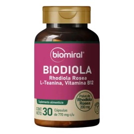 Suplemento En Cápsula Biomiral Rhodiola Rosea X 200g                                                                                                  
