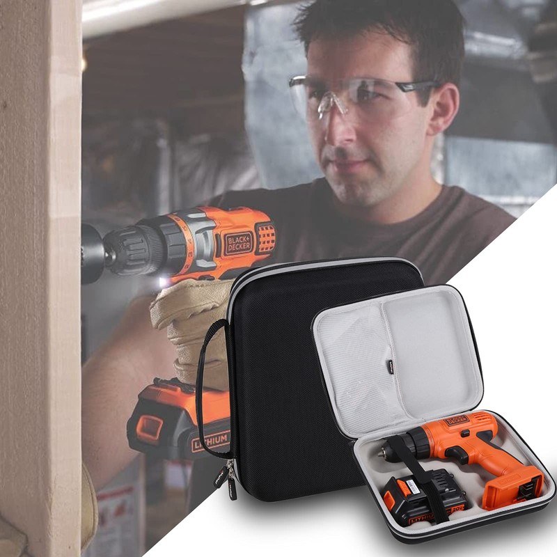 Mchoi Hard Portable Case Compatible with BLACK+DECKER 20V Max Cordless
