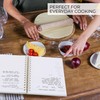 ZICOTO Aesthetic Blank Recipe Book with Linen Cover - The