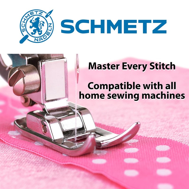 SCHMETZ Universal Sewing Machine Needles - Size 110/18, 5-Needle Cards,