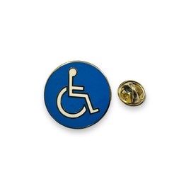 Blue Disabled Pin Badge