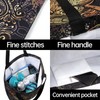 Stylish Extra Large Shoulder Grocery Tote Bag, Cool Black Dragon