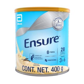 Ensure Clsico - en Polvo Sabor Vainilla, 400g, Alimentacin Especializada con Vitaminas, Protenas y Prebiticos, Clnicamente Probado                    
