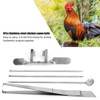 5Pcs Capon Knife Tool Stainless Steel Kit Poultry Farms Veterinary