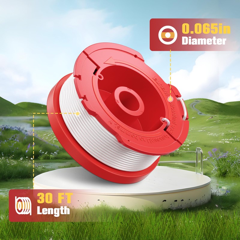 CMZST0653 Weed Eater String Compatible with Craftsman Weed Wacker, 0.065"