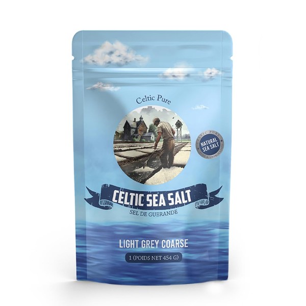 1lb Celtic Sea Salt - (454g) | 100% Organic Unrefined