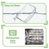 HOMBERKING 10 Pack Glass Meal Prep Containers with Locking Lids,