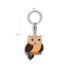 Framan Wooden Owl Keyring in Various Models, Craftsmanship, Sustainable Product,