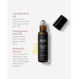Bambu Earth 🔥 SALE $50 MSRP Bambu Earth Vitamin C Boost Eyebright Under Eye Serum .3 Fl Oz