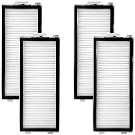 Bibemorol HEPA-Filter nur passend kompatibel mit Roborock Qrevo Master/Qrevo Slim Saugroboter, nicht f1r Roborock andere Modelle Saugroboter Ersatzteilfilter Waschbarer Filter 4 St1ck