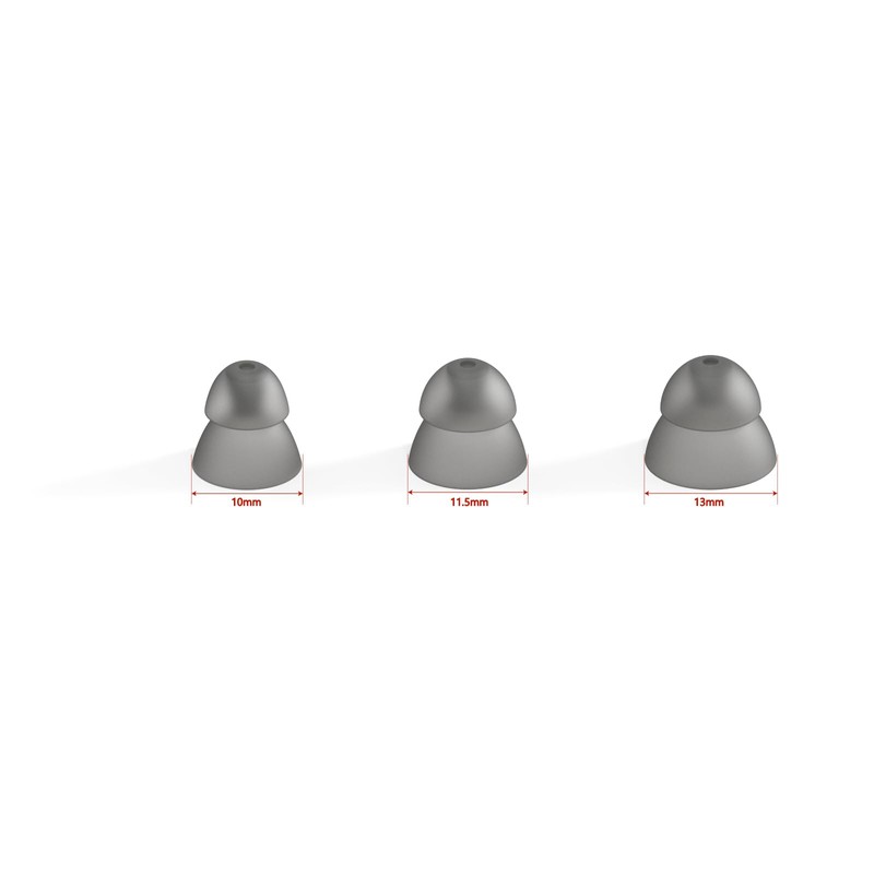 Resound Compatible Hearing Aid Domes Smoky Power Dome Ear Tips
