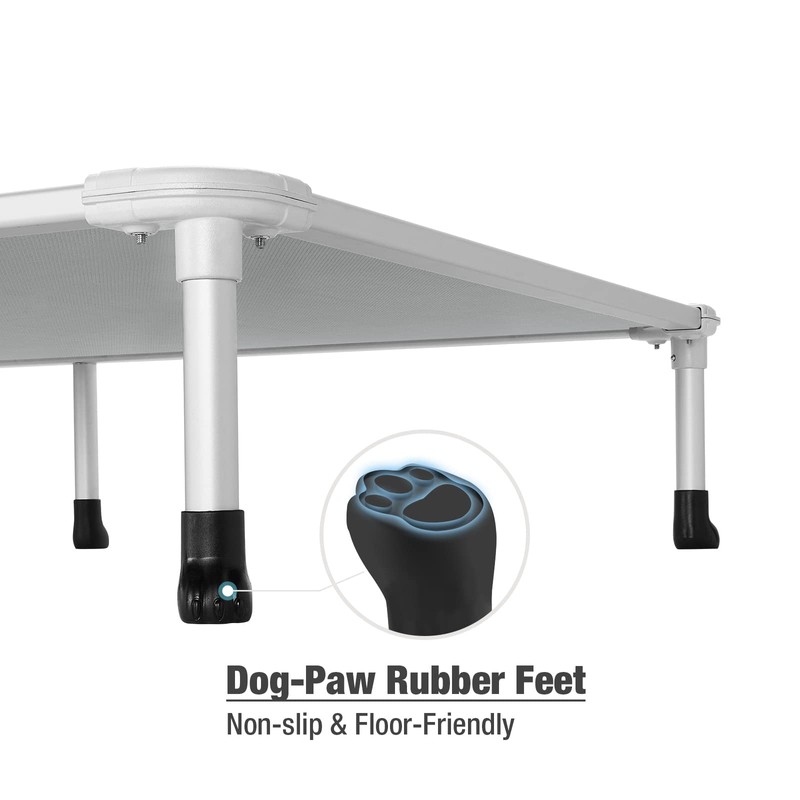 Veehoo Chew Proof Elevated Dog Bed - Cooling Raised Pet