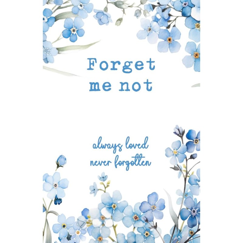 Forget me not pin | Remembrance gift | Forget me